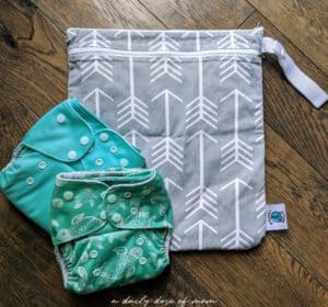 Cloth Diaper Travel Wet Bag