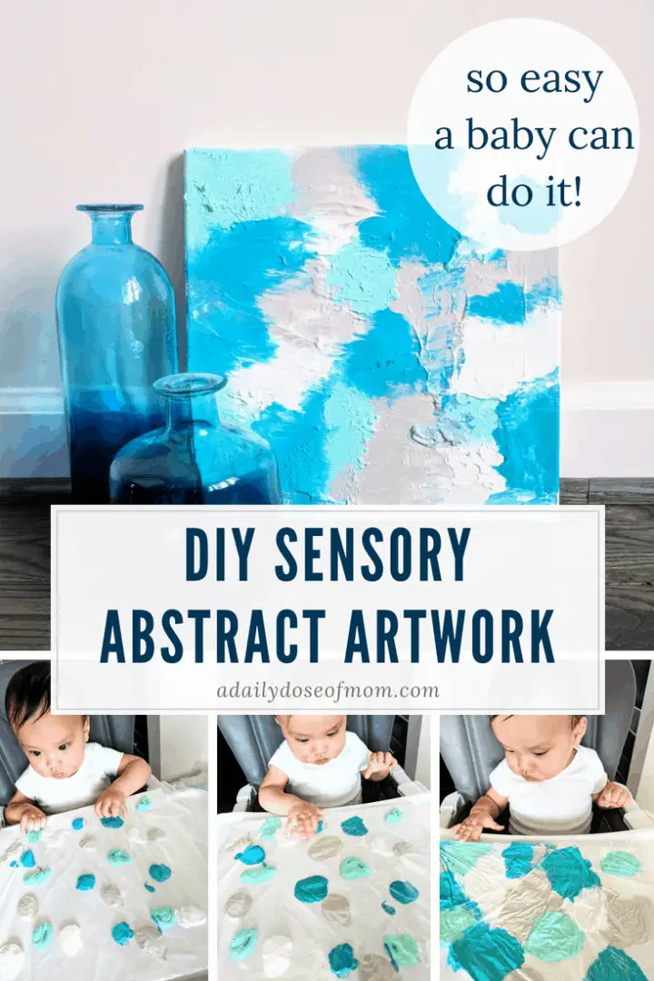 DIY Sensory Abstract Artwork Pin