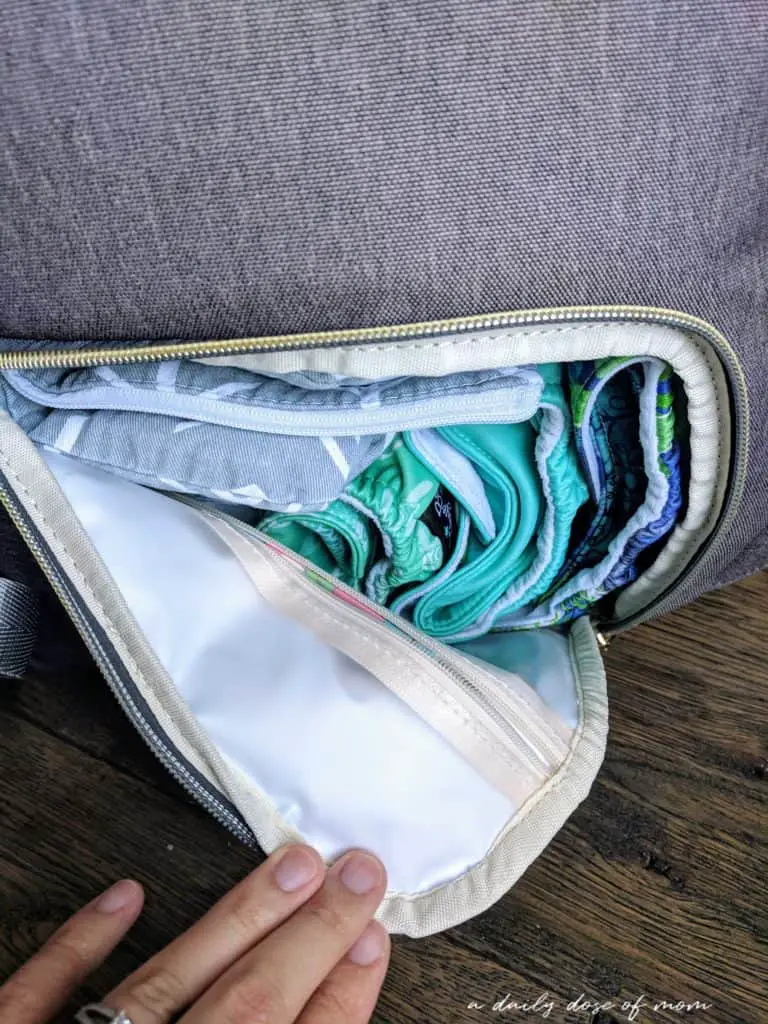 Diaper Bag Back Opening