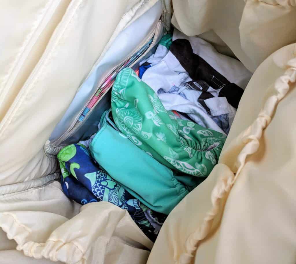 Diaper Bag Bottom Packing