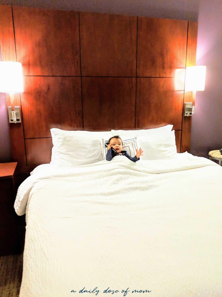 Hotel Talking in Bed