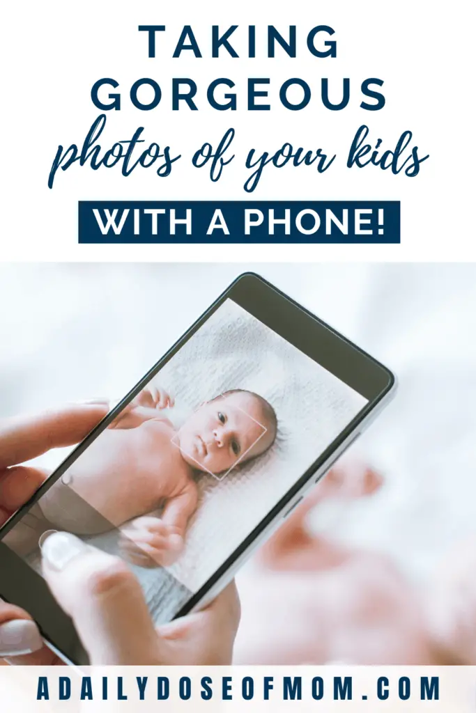 Photograph Kids with Phone Camera Pin 5