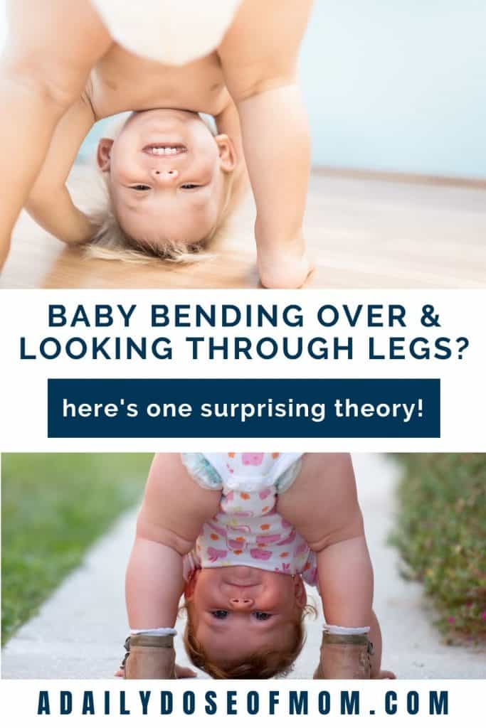 Baby Bending Over Looking Through Legs Pin 1