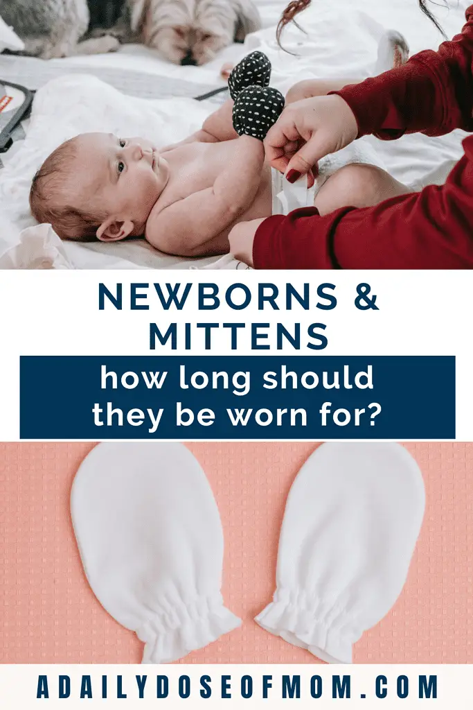 Newborn and Mittens Pin 2