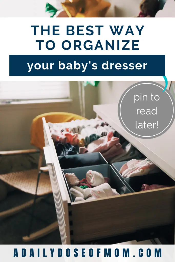 Organize Baby's Dresser Pin 2