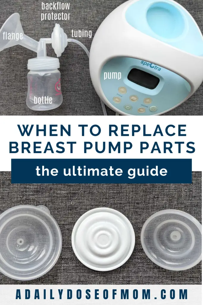 when to replace breast pump parts pin 1