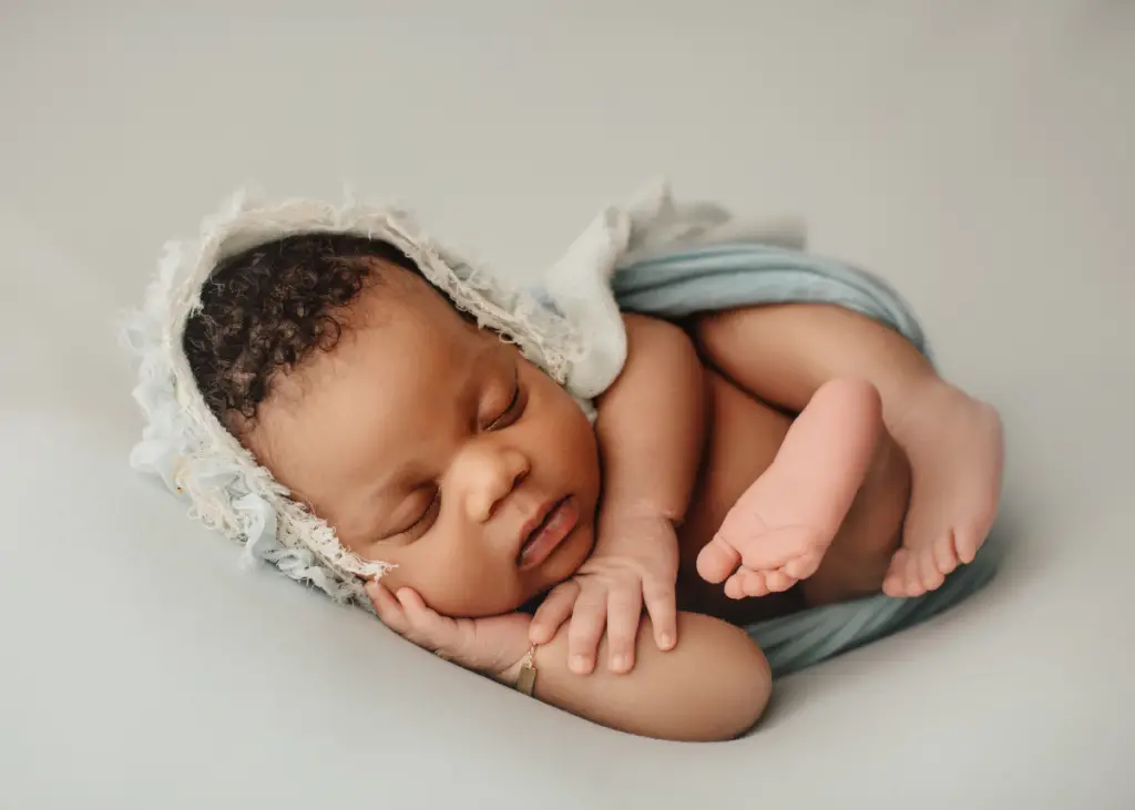 newborn baby in newborn photoshoot