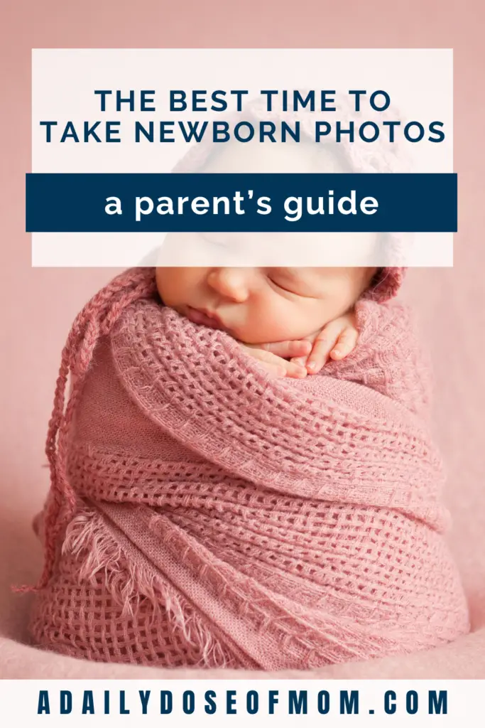When to Take Newborn Photos Pin 4